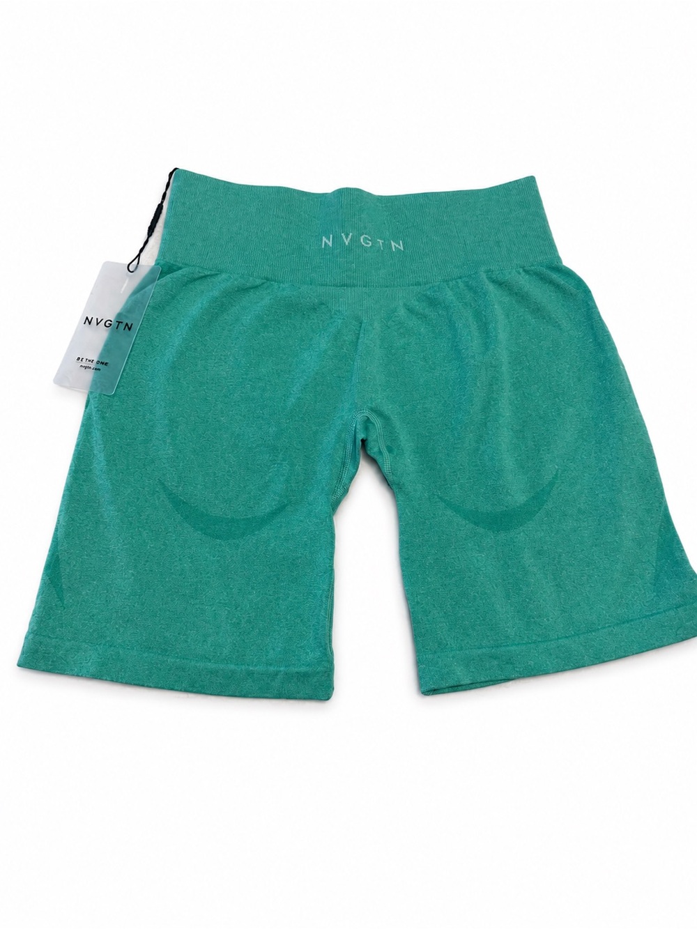 NVGTN Women’s Seamless Contour Teal Bike Shorts